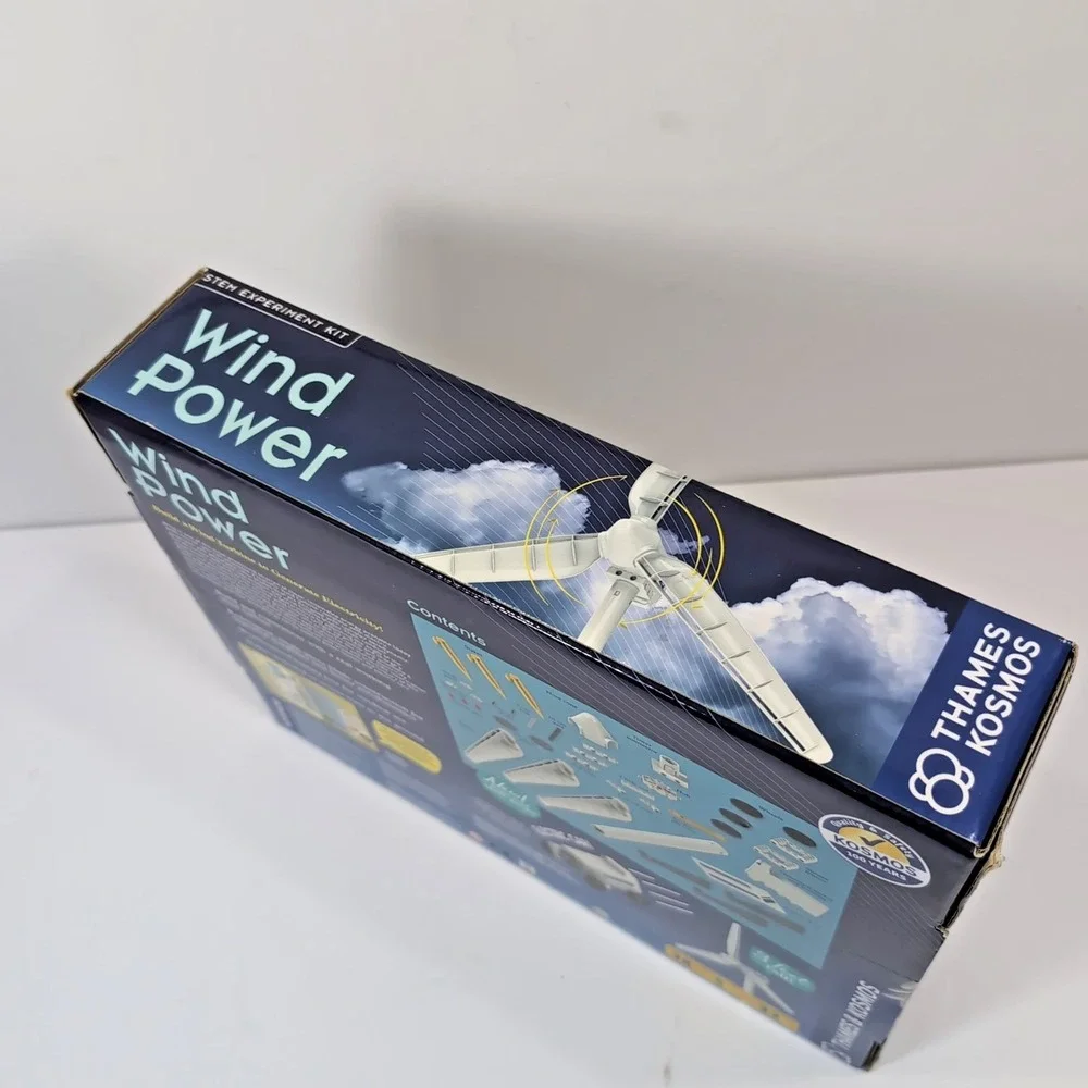 Thames & Kosmos Wind Power STEM Experiment Kit  Build a 3ft Wind Turbine Sealed